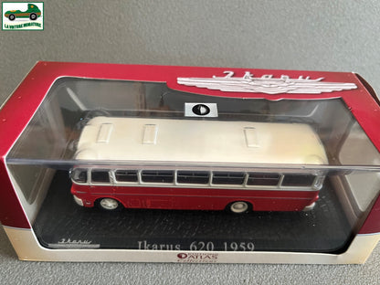 Voiture miniature Ikarus 620 1959 Autobus Bus Collection Atlas 1/72