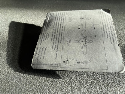 Avion miniature Militaire Bf-109e Fabbri Italeri 1/100