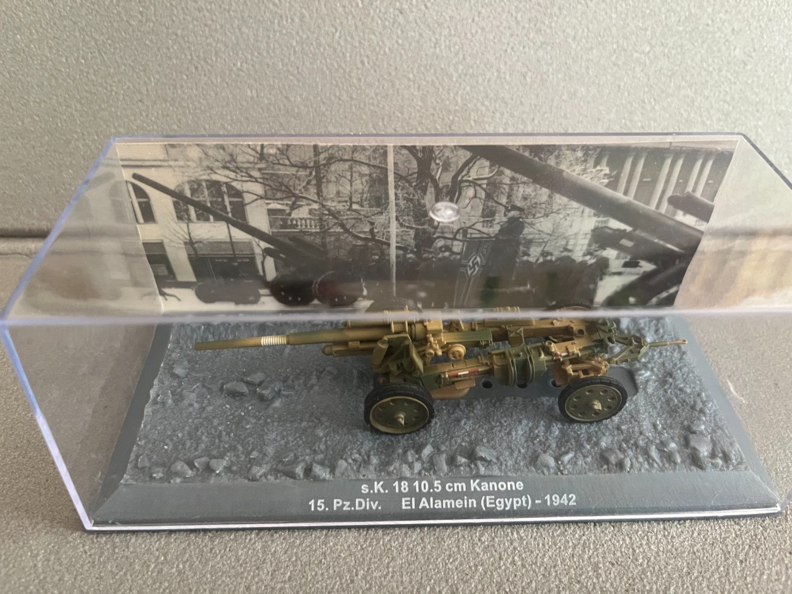 Miniature Militaire Char Tank Blindé Canon s.K. 18 10.5 cm Kanone Altaya 1/72