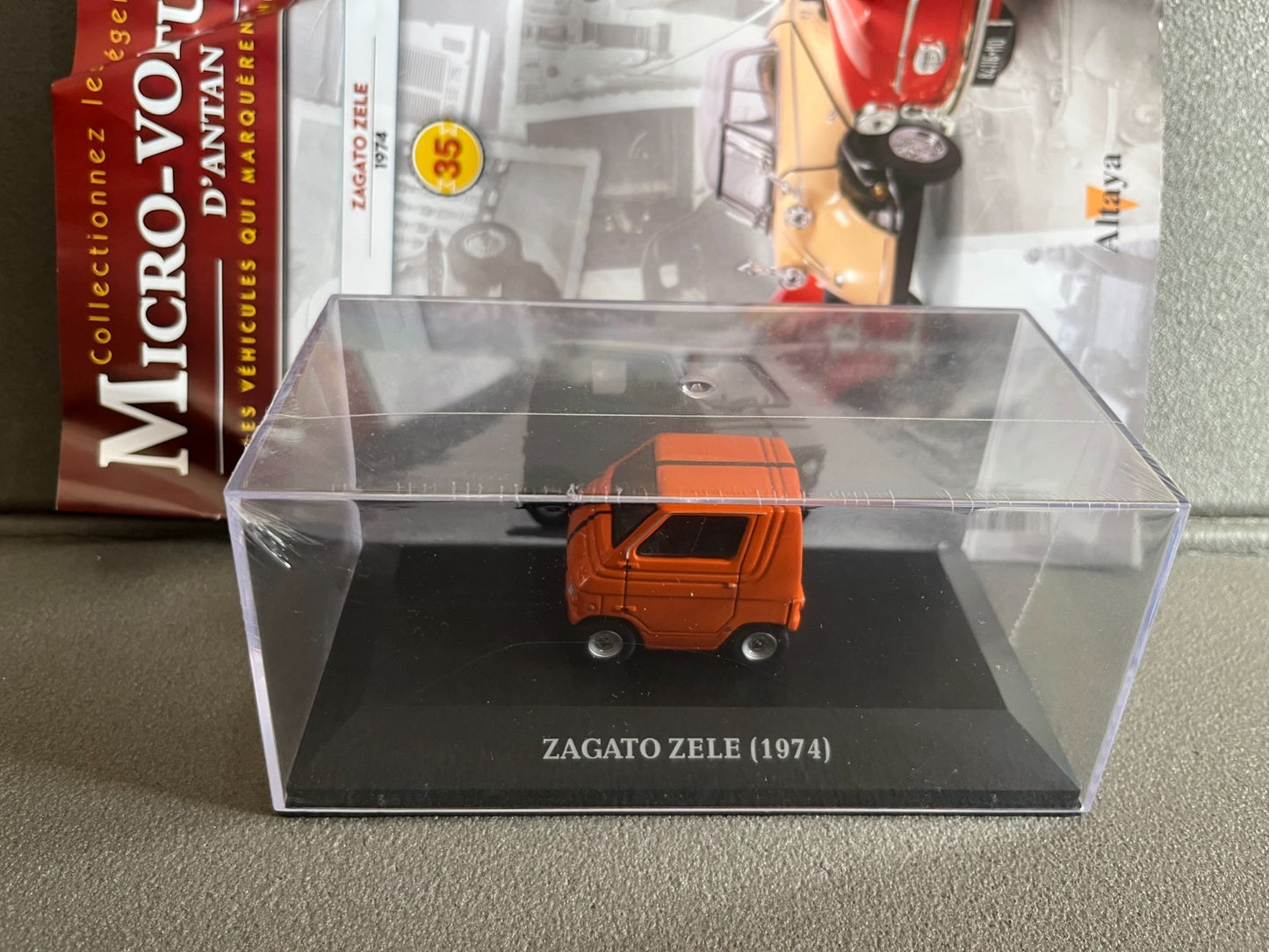 Voiture Miniature Zagato Zele 1974 Micro-Voitures D'Antan Altaya 1/43
