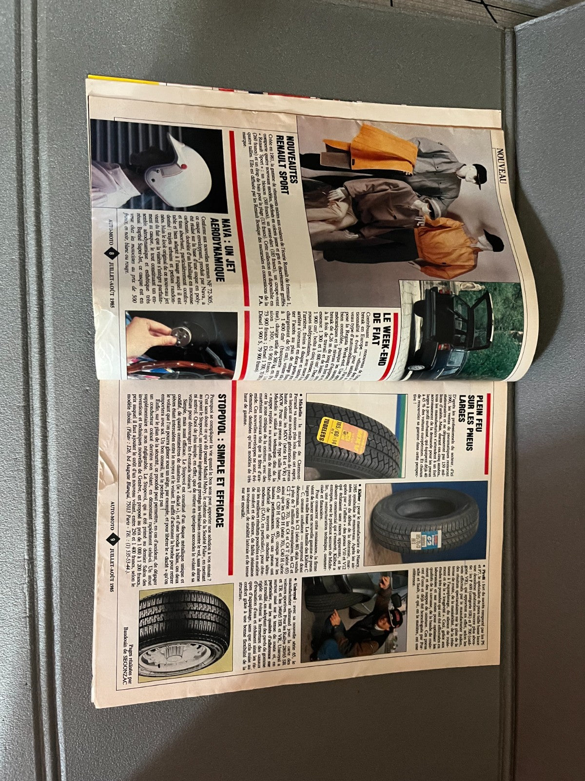 Livre Revue Voiture Automobile AutoMoto N°40