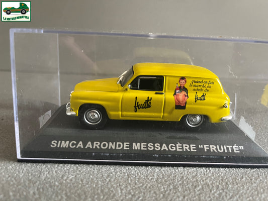 Voiture Miniature Simca Aronde Messagère Fruité au 1/43