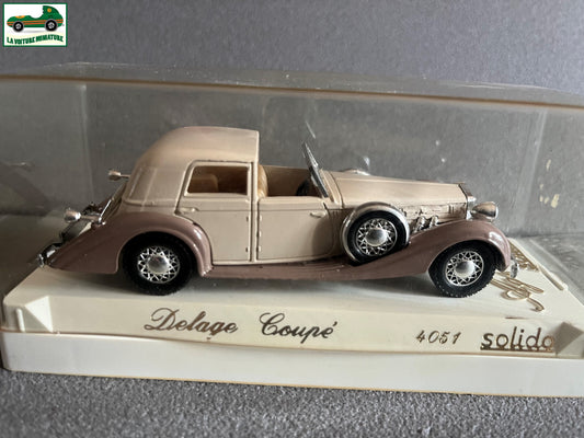 Voiture Miniature Delage Coupé 4051 Solido au 1/43