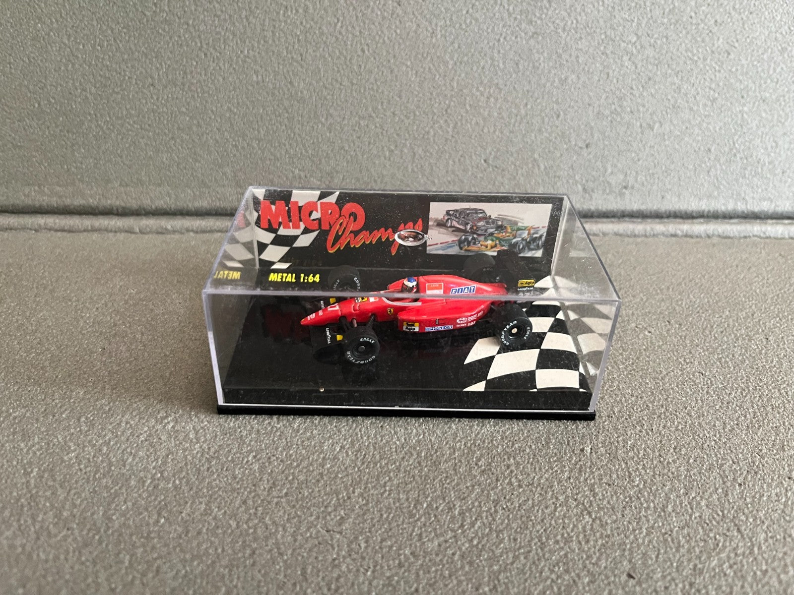 Voiture Miniature Formule 1 F1 Ferrari Alesi MicroChamps Minichamps au 1/64