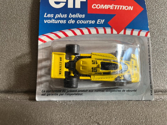 Voiture miniature F1 Renault RS 01/02 1977 Elf Competition 1/53 Type Majorette