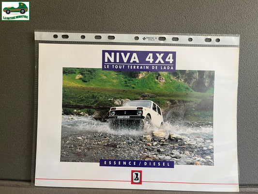 Ancien Dépliant Brochure Documentation Automobile Lada 4x4 Niva
