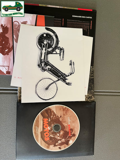 Livre Carte Fiche CD Moto Motos Coffret Passion Grund