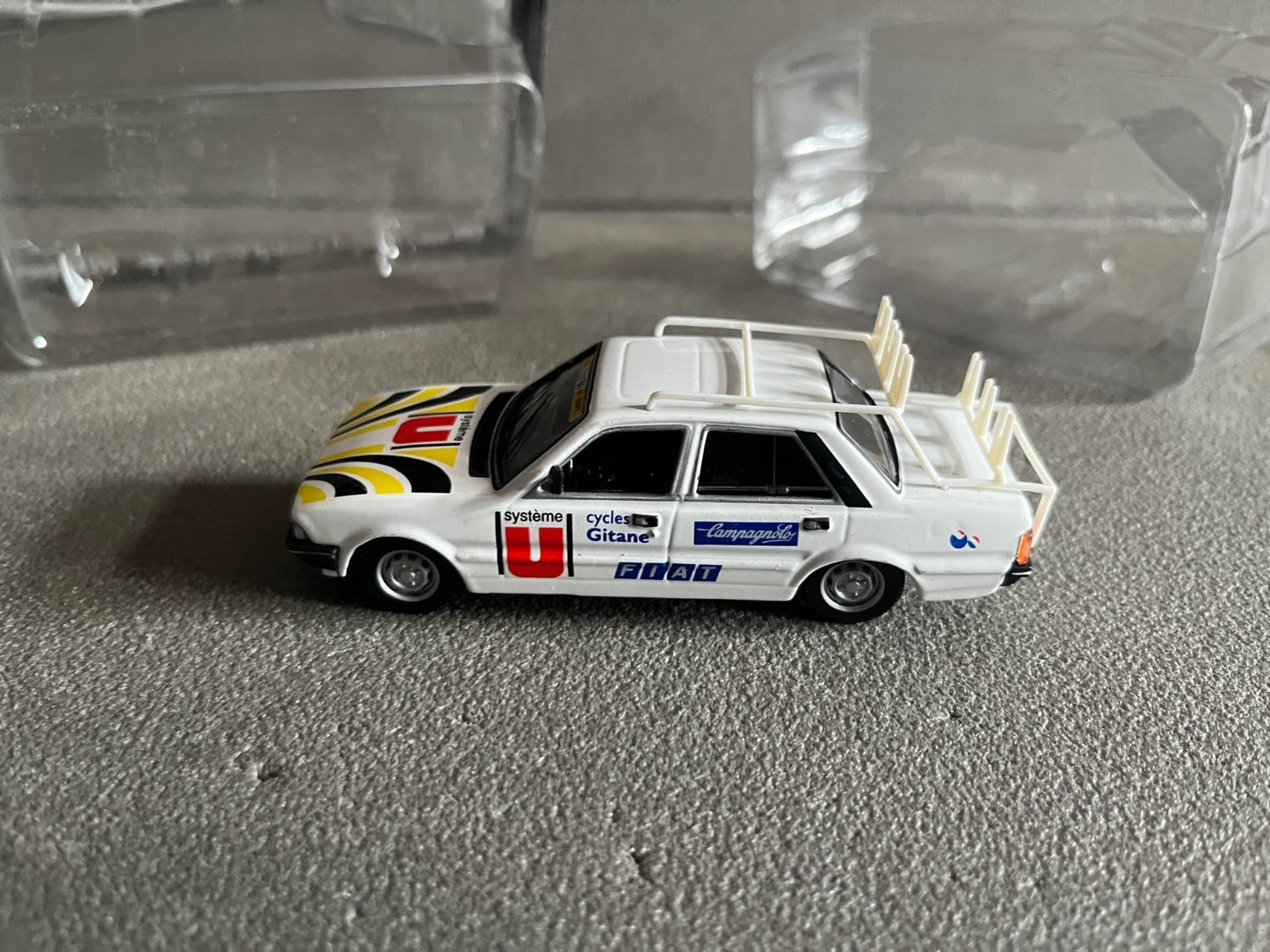 Voiture Miniature Peugeot 505 1987 Tour de France Vélo Norev 1/43
