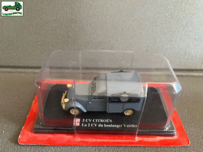 Voiture miniature Citroen 2cv 2 cv Boulanger Vatelier Auto Plus Hachette 1/43