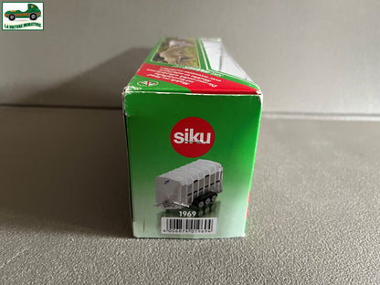 Miniature Voiture Remorque Agricole 1969 Betaillere Siku 1/50