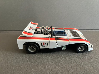 Ancienne Miniature Voiture Lola LEM 260 Can-AM Polistil 1/26