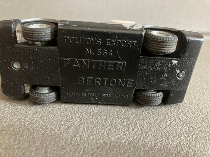 Ancienne Voiture Miniature Panther Bertone Politoys  Italy au 1/43 Epave