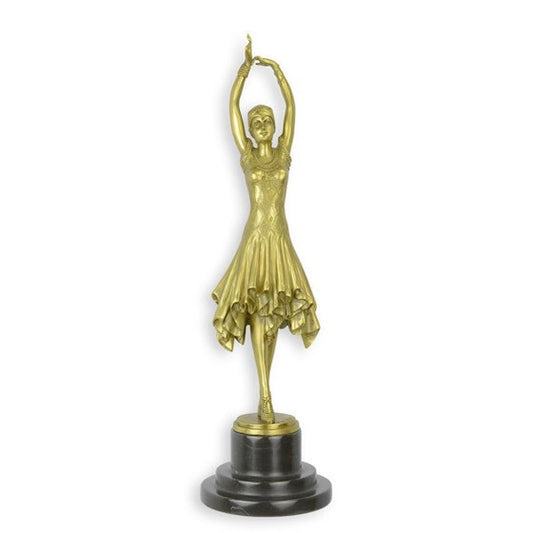 Statue Sculpture Bronze Art Déco Nouveau Femme Miss Kita DC-25 Moderne