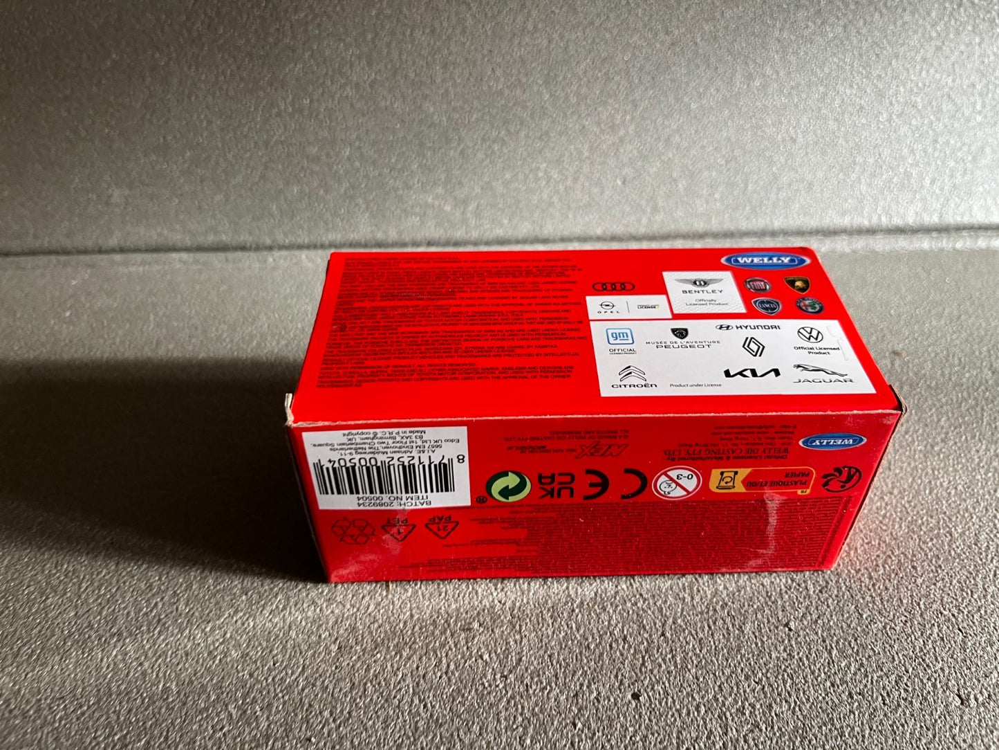 Voiture Miniature Mercedes SLS AMG Welly au 1/43