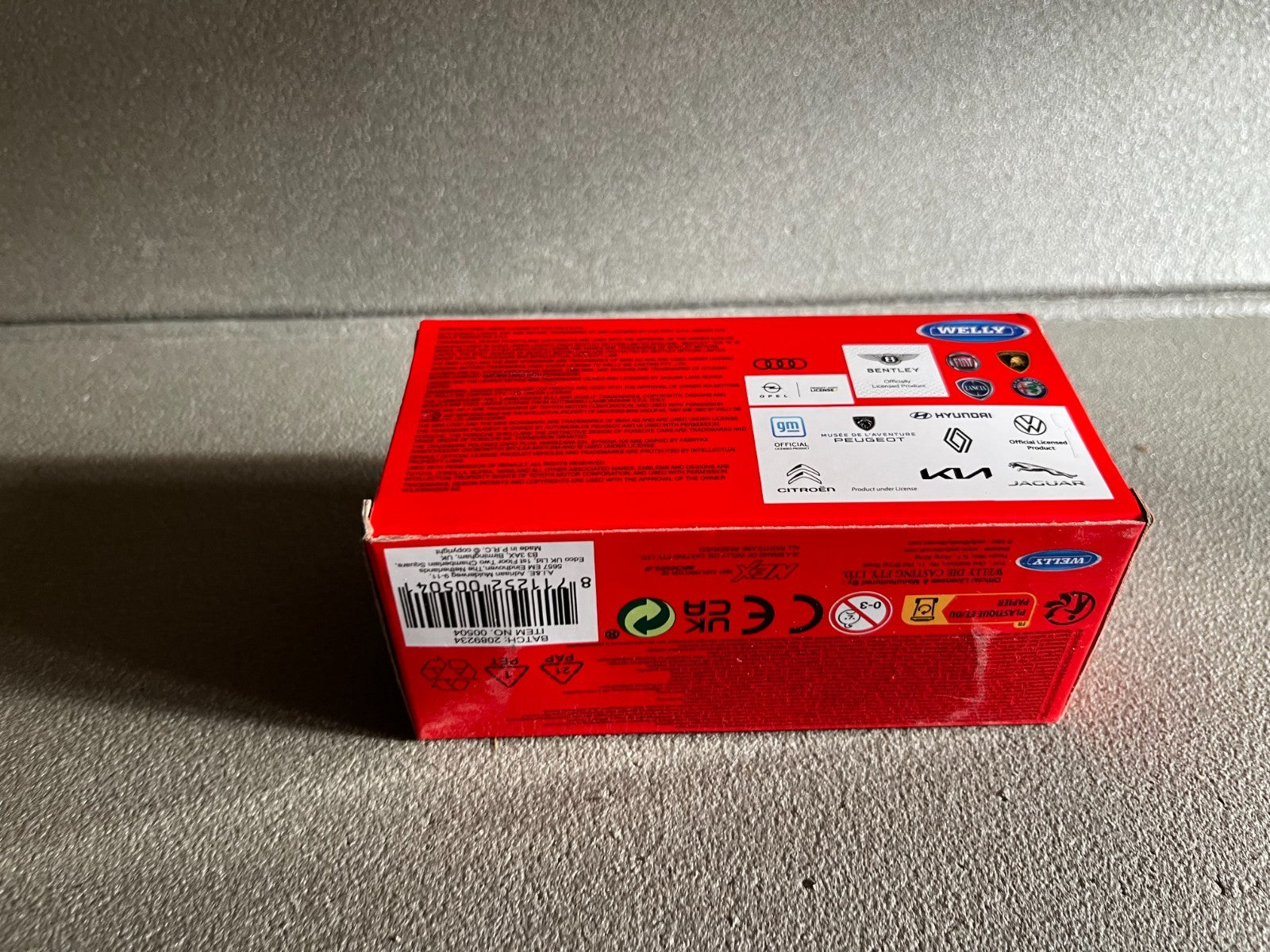 Voiture Miniature Mercedes SLS AMG Welly au 1/43