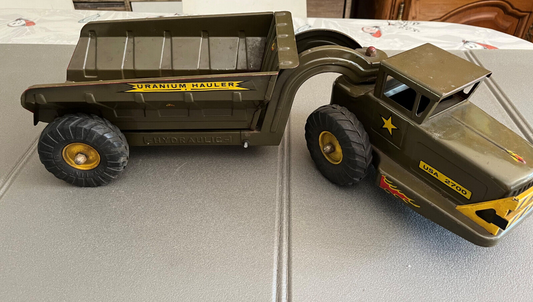 Ancien Jouet Miniature Camion Semi Remorque Nylint Toys Uranium Hauler USA 2700