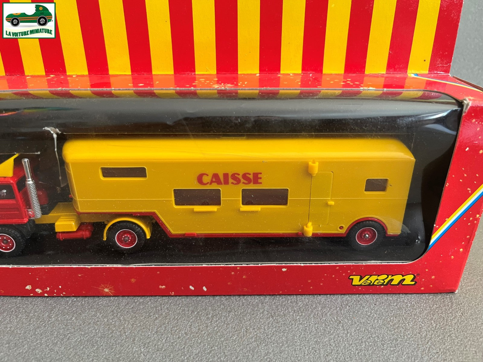 Voiture Miniature Semi Remorque Renault Transport Caisse Pinder Verem 808 1/50