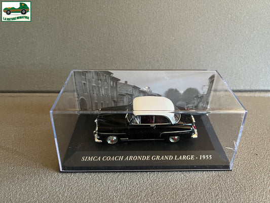 Voiture Miniature Simca Coach Aronde Grand Large 1955 au 1/43 Ixo Altaya