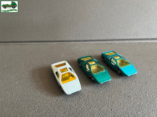 Ancienne Miniature Voiture Lot de 3 Maserati Bommerang MiniJet Norev France 1/64