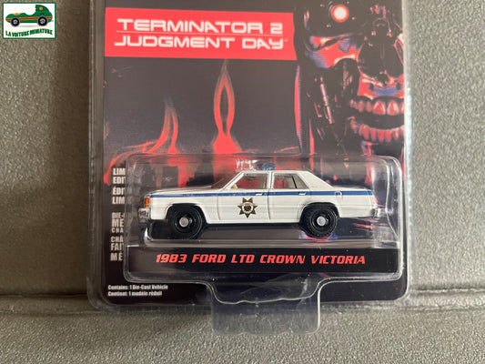 Voiture Miniature 1983 Ford LTD Crown Victoria Terminator Greenlight au 1/64