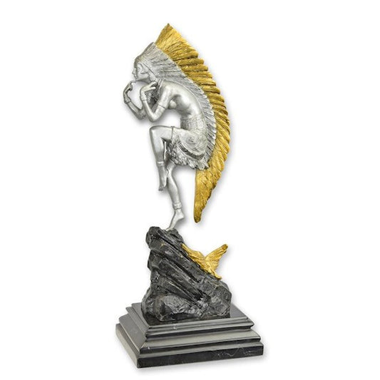 Statue Sculpture Bronze Art Déco Nouveau Danseuse Indienne BJ-75 Moderne