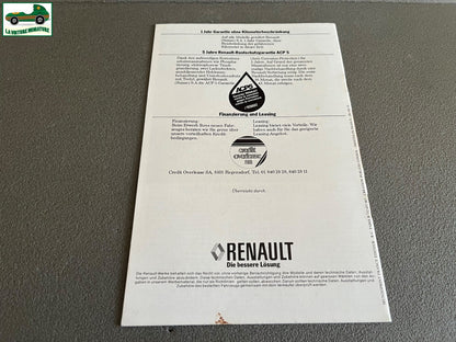 Ancien Dépliant Brochure Documentation Automobile Renault 12 Allemand