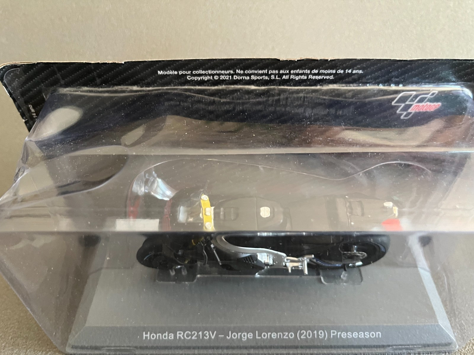 Moto GP miniature Honda RC213V Jorge Lorenzo 2019 Preseason Altaya 1/18