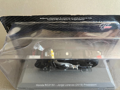 Moto GP miniature Honda RC213V Jorge Lorenzo 2019 Preseason Altaya 1/18