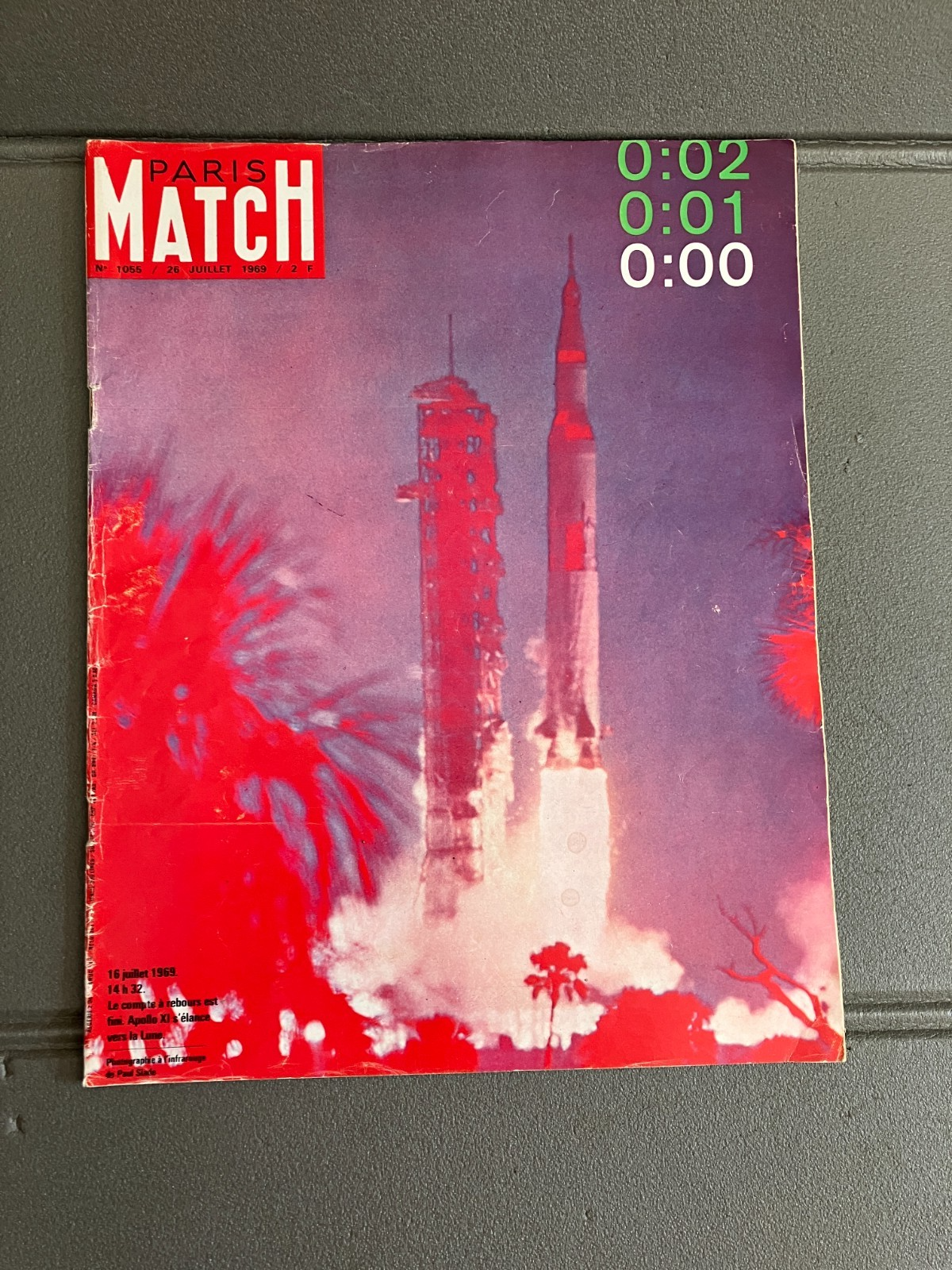 Lot Livre Magazine Revue Lune Espace Armstrong Paris Match Jours de France 1969
