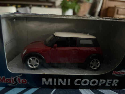 Voiture Miniature Mini Cooper Mororized Maisto