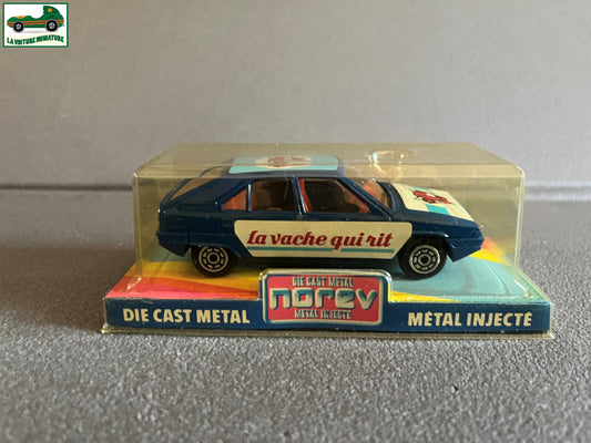 Ancienne Voiture Miniature Citroen BX La Vache qui Rit Norev au 1/43