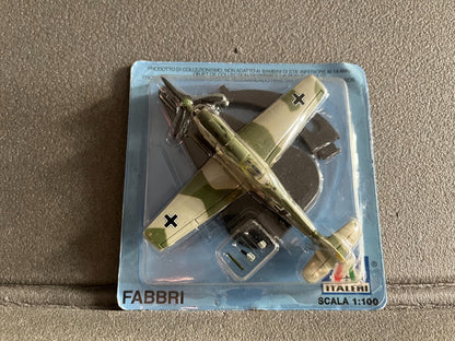 Avion miniature Militaire Bf-109e Fabbri Italeri 1/100