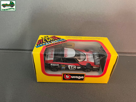 Voiture miniature Lancia Stratos Pirelli cod. 4166 Burago au 1/43