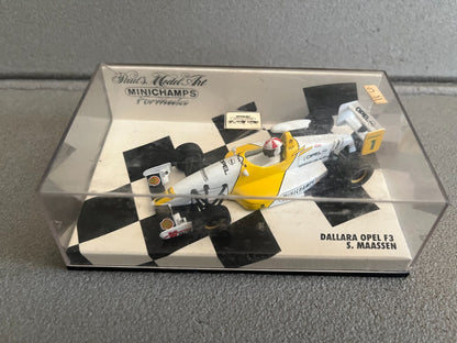 Voiture Miniature Formule 1 F1 Dallara Opel F3 Maassen Minichamps au 1/43