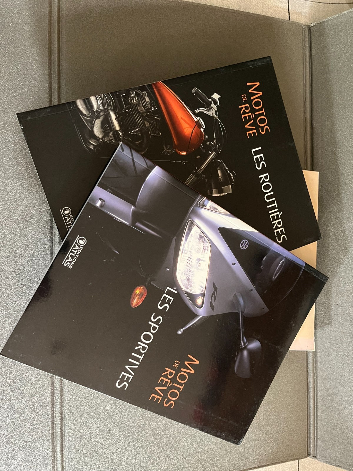 Livre Moto Coffret Duo Motos de Reve Editions Atlas