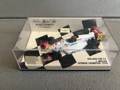 Voiture Miniature Formule 1 F1 Dallara Fiat F3 Muller 1994 Minichamps au 1/43