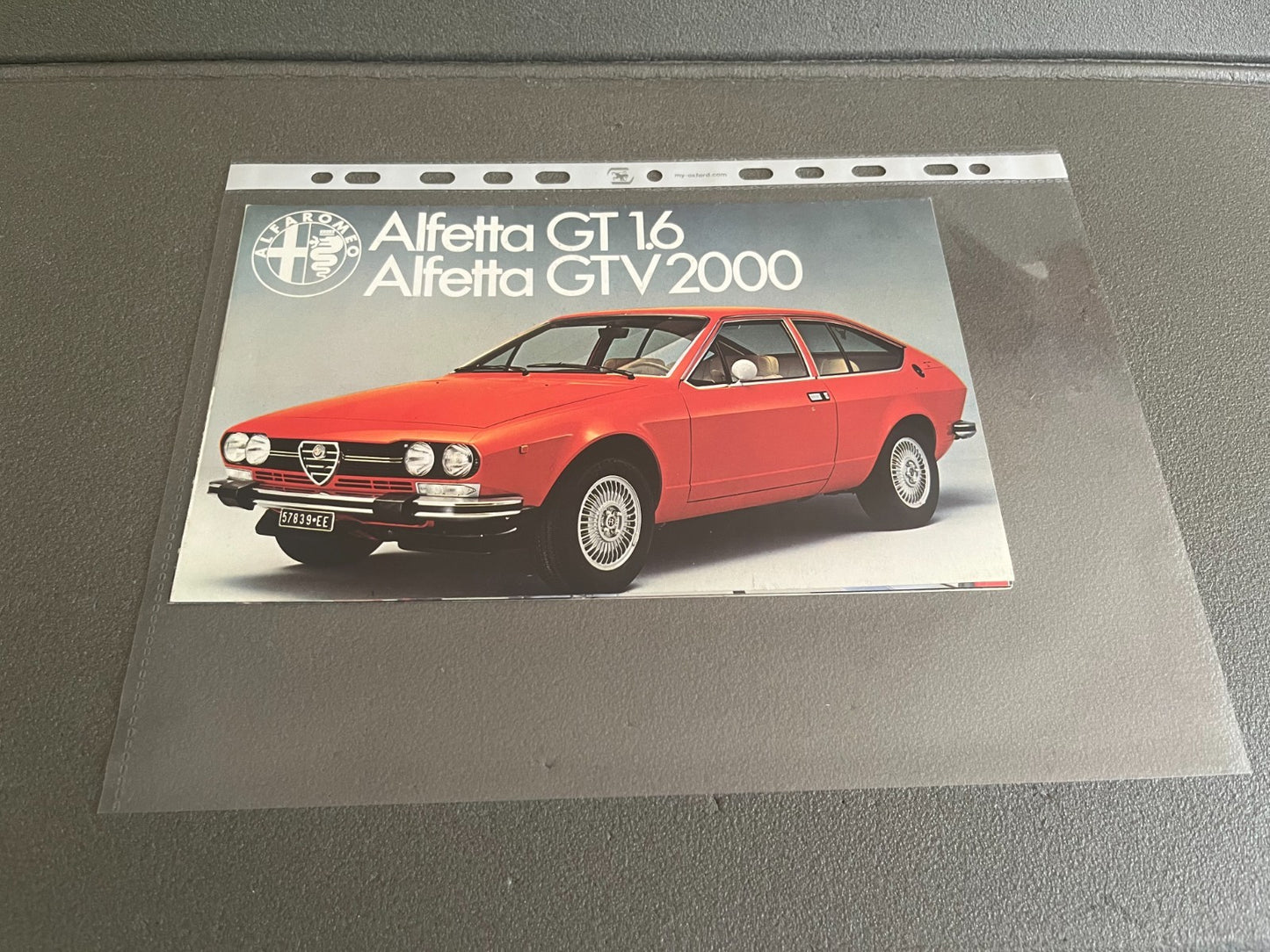 Ancien Dépliant Brochure Documentation Automobile Alfa Romeo Alfetta GT 1.6 GTV