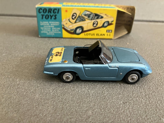 Ancienne Voiture Miniature Lotus Elan 318 Corgi Toys England 1/43