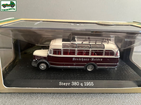 Voiture miniature Steyr 380 q 1955 Autobus Autocar Bus Collection Atlas 1/72
