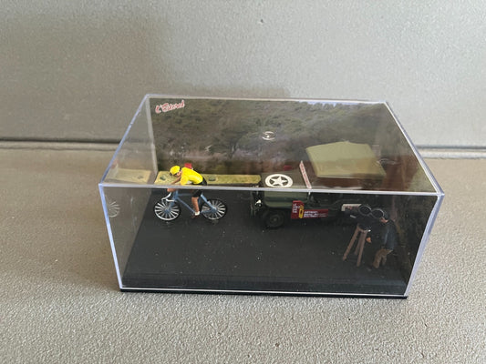 Voiture Miniature Jeep Willys MB Etape 33 La Route Bleue RN7 1/43