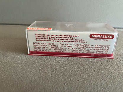 Ancienne Voiture Miniature Plastique Ferrari F1 312 B Minialuxe au 1/43