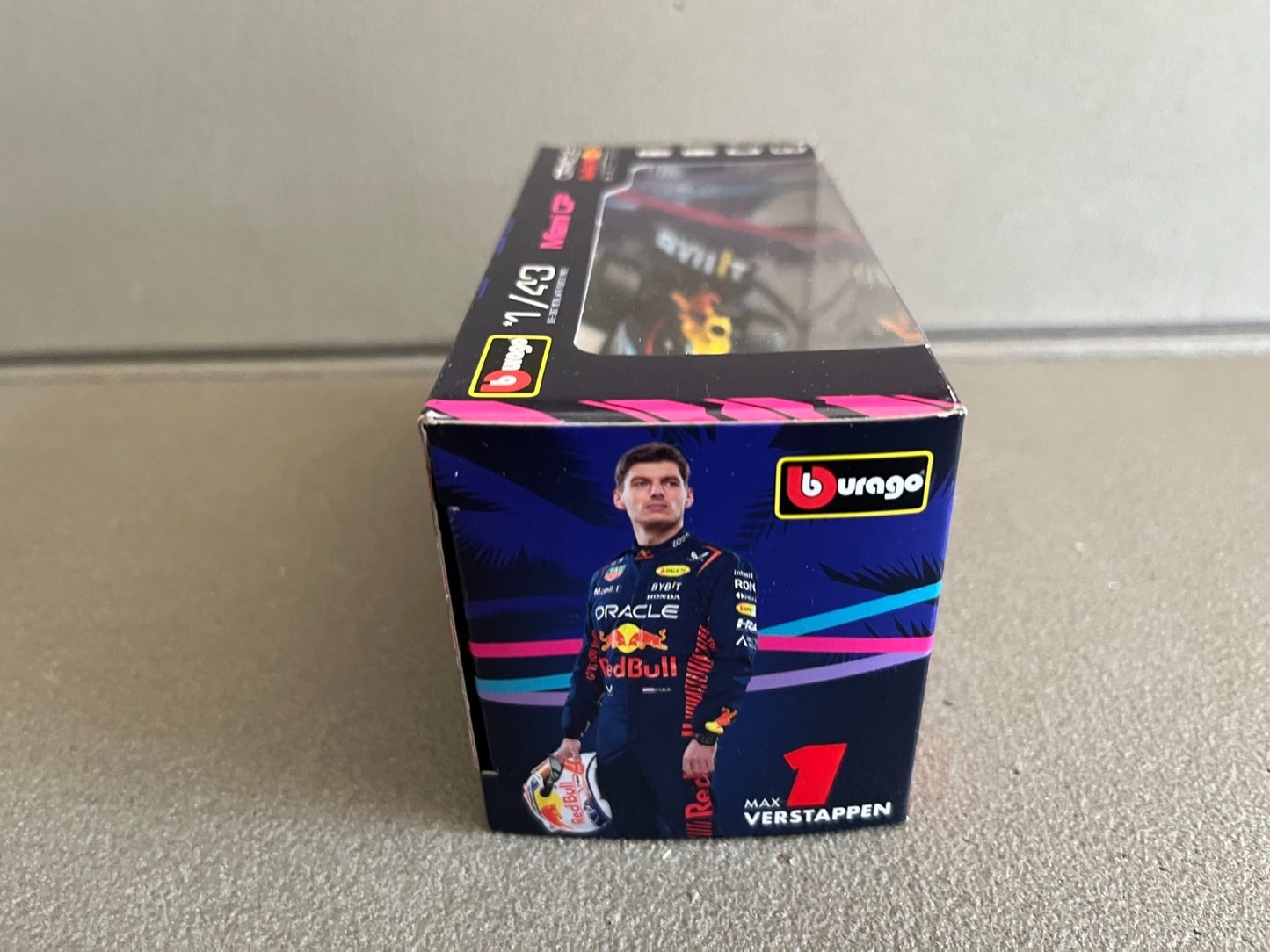 Voiture miniature Collection Formule 1 F1 Red Bull RB19 Miami Burago au 1/43