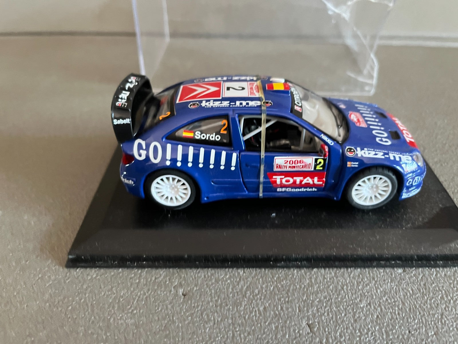 Voiture Miniature 2006 Citroen WRC Kronos Rallye Sordo Monte Carlo Burago 1/32
