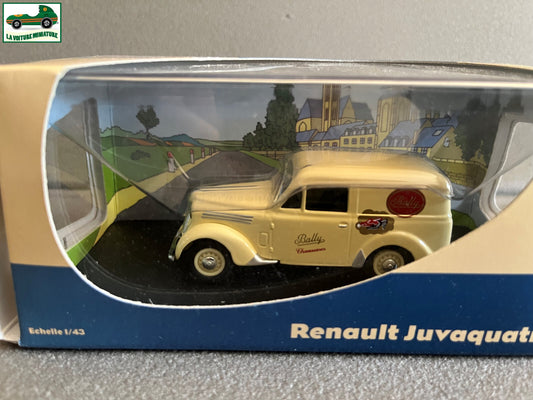 Voiture Miniature Utilitaire Renault Juvaquatre Bally Atlas Eligor 1/43