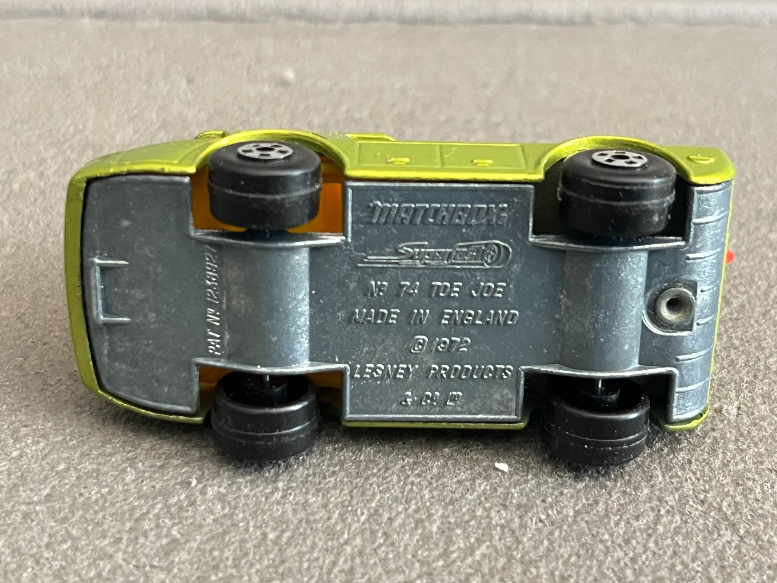 Ancienne Miniature Camion Porte Voiture Matchbox Superfast Toe Joe Lesney
