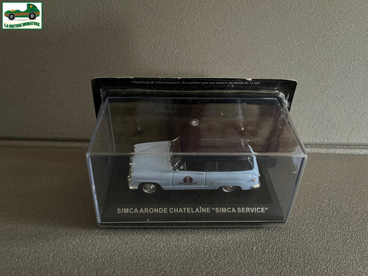 Voiture Miniature Simca Aronde Chatelaine Simca Service Altaya au 1/43