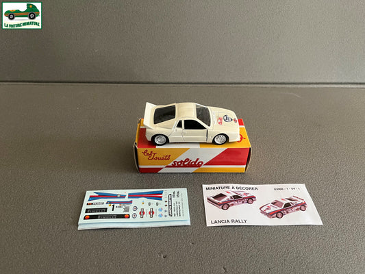 Voiture Miniature Lancia Rally Rallye Monte Carlo 1983 Solido Hachette 1/43