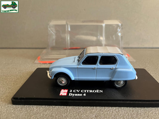 Voiture miniature Citroen 2cv 2 cv Dyane 4 Auto Plus Hachette 1/43
