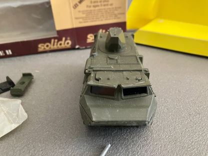 Ancienne Miniature Militaire Blindé VAB 6x6 6056 Solido France 1/50