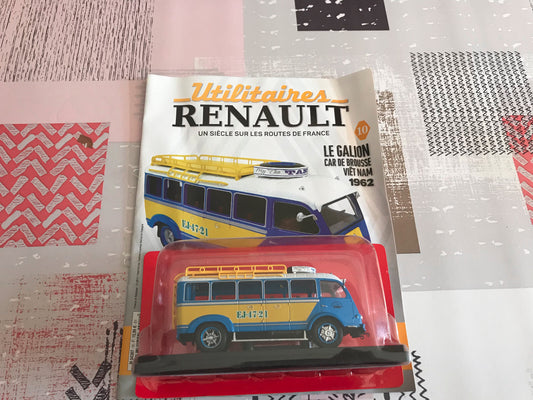 Voiture miniature Renault Galion Car de Brousse Viet Nam Hachette au 1/43